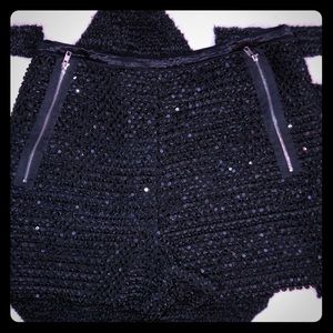 Sequin shorts